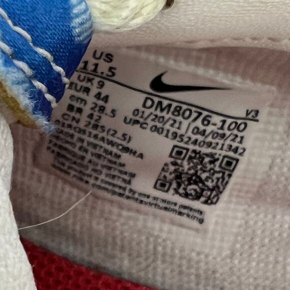 Nike Air Force 1 Sneakers Shadow Patchwork Houndstooth Womens Sz 11.5 DM8076-100 - Picture 4 of 12